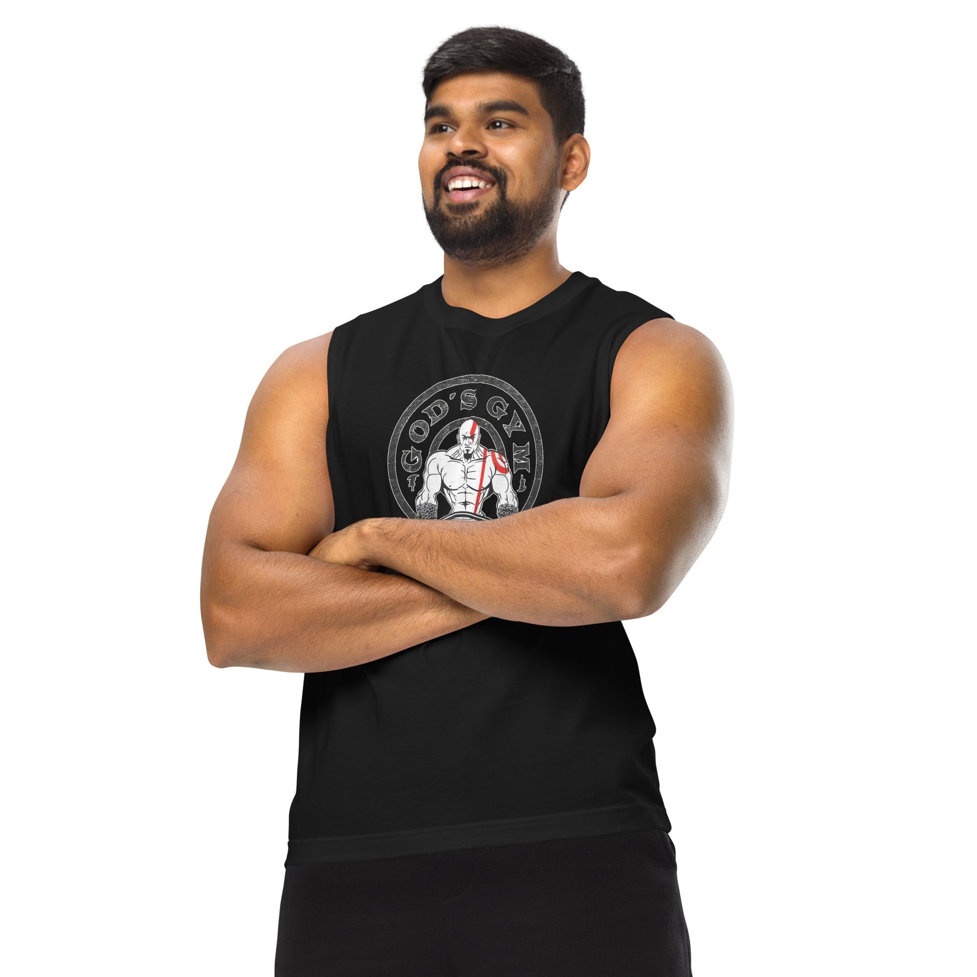 Playera sin mangas God's GYM, Disponible en la mejor tienda online para comprar tu merch favorita, la mejor Calidad, compra Ahora! 