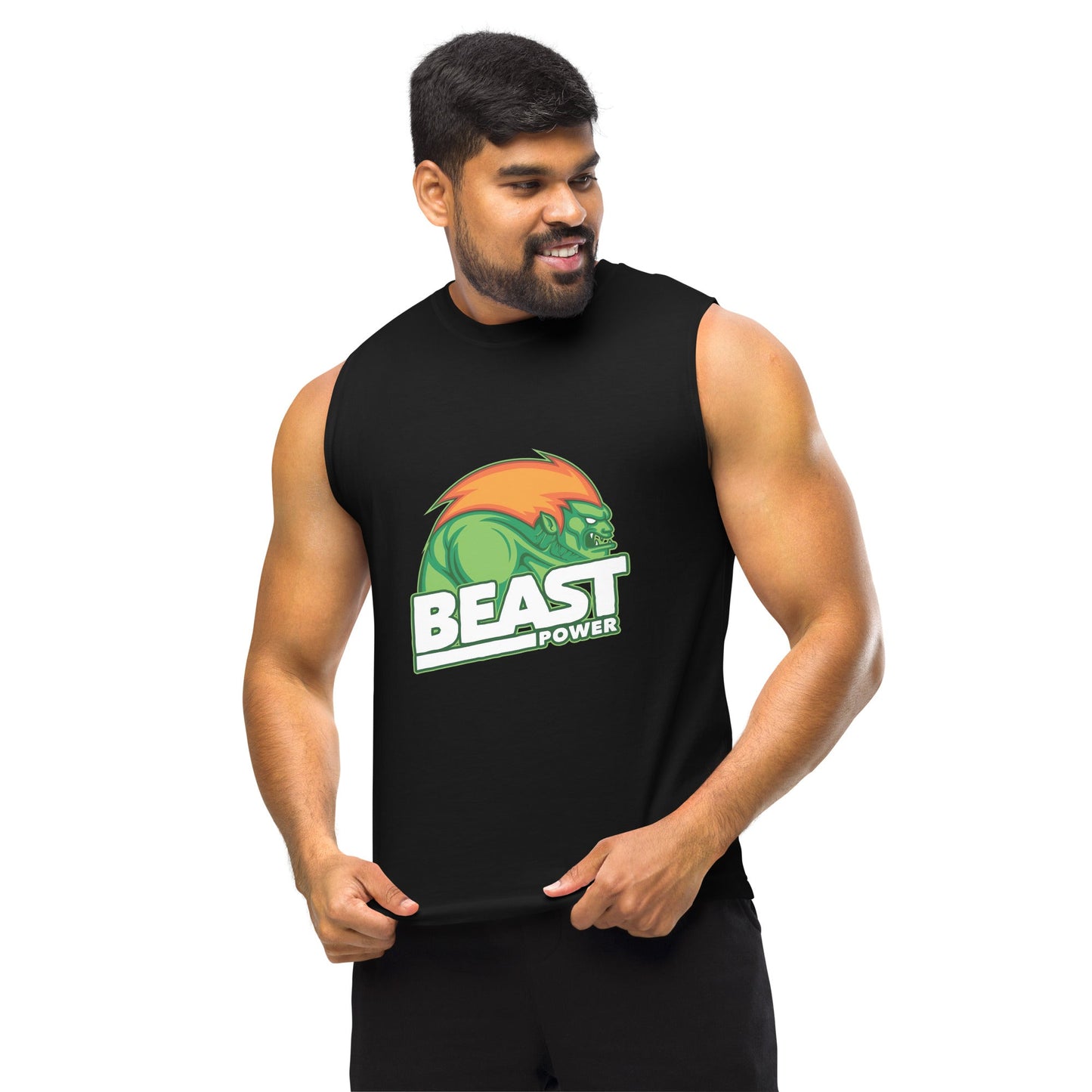 Playera sin Mangas Beast Power, Disponible en la mejor tienda online para comprar tu merch favorita, la mejor Calidad, compra Ahora! 