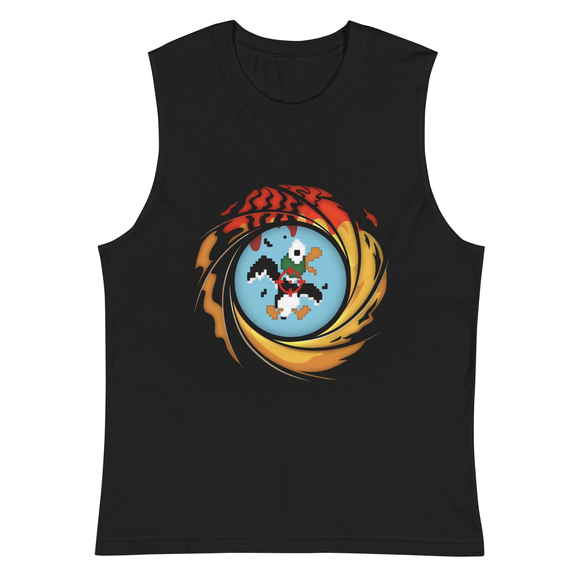 Camiseta sin mangas Duck Hunt 007 James Bond diseño exclusivo Algoritmo