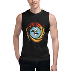 Camiseta sin mangas Duck Hunt 007 James Bond — vista trasera