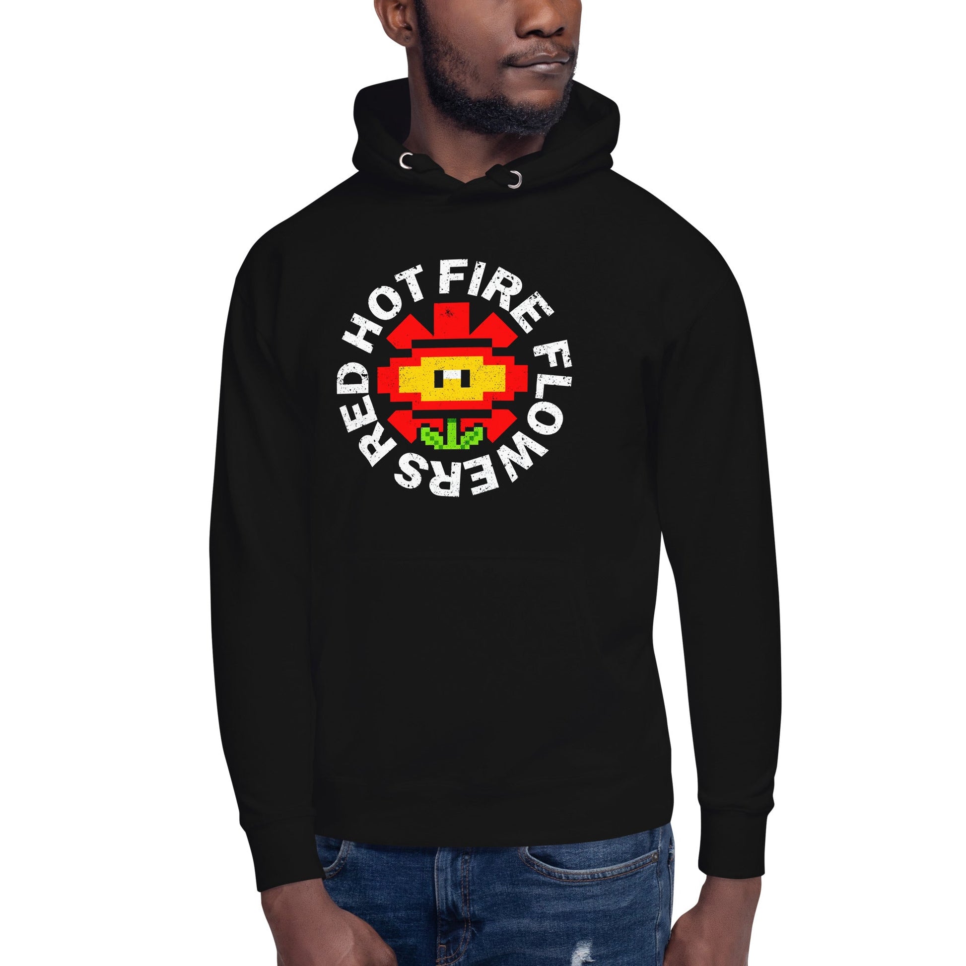 Hoodie Red Hot Fire Flowers Disponible en la mejor tienda online para comprar tu merch favorita, la mejor Calidad, compra Ahora en Superstar!