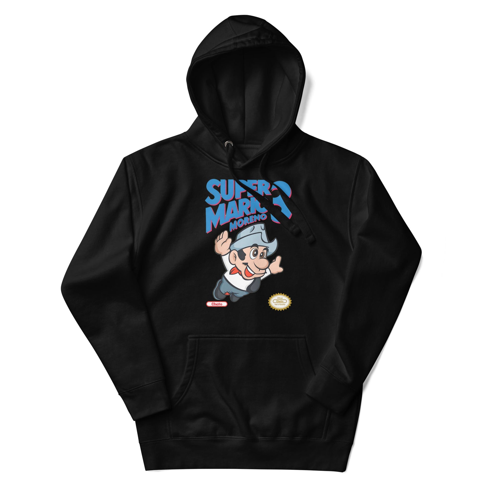 Hoodie Super Mario Moreno 3 Disponible en la mejor tienda online para comprar tu merch favorita, la mejor Calidad, compra Ahora en Superstar!