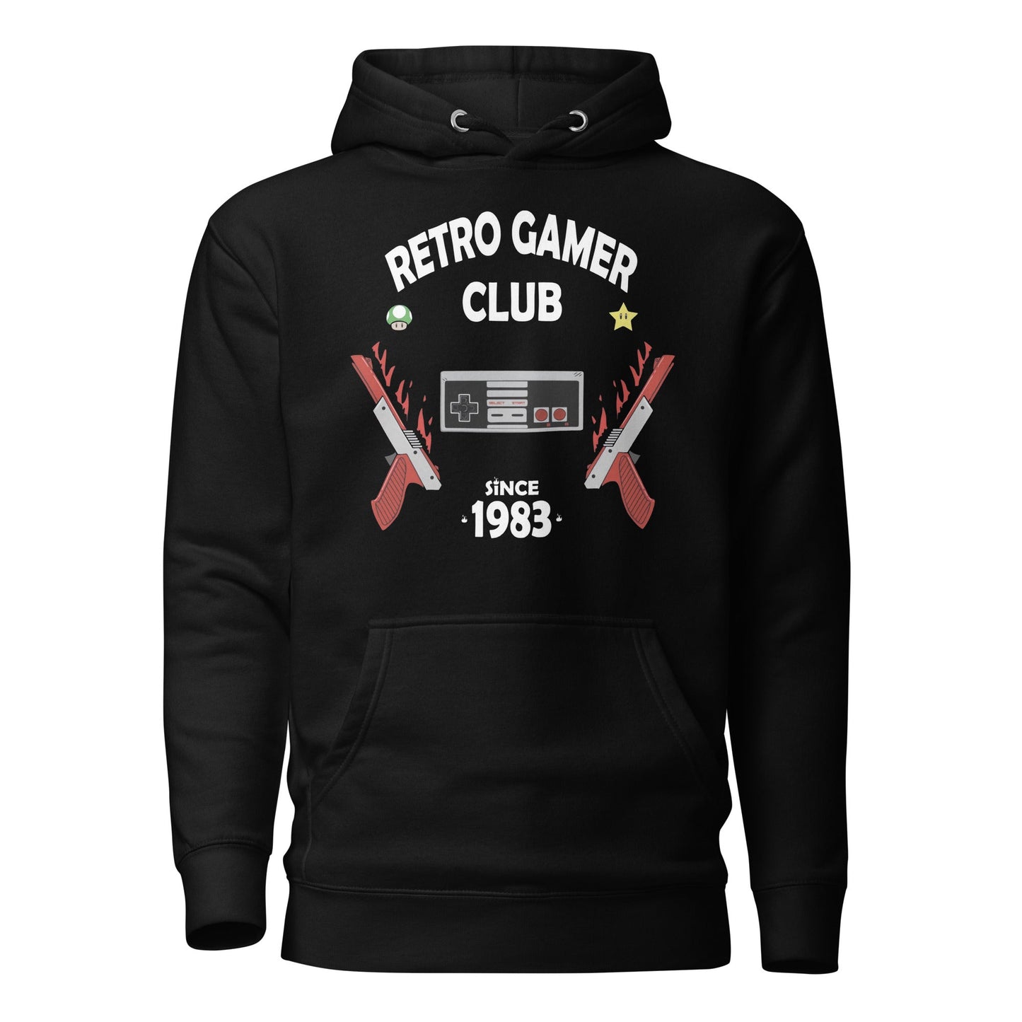 Hoodie Retro Gamer Club, Disponible en la mejor tienda online para comprar tu merch favorita, la mejor Calidad, compra Ahora en Superstar!