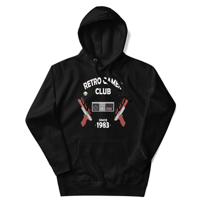 Hoodie Retro Gamer Club, Disponible en la mejor tienda online para comprar tu merch favorita, la mejor Calidad, compra Ahora en Superstar!