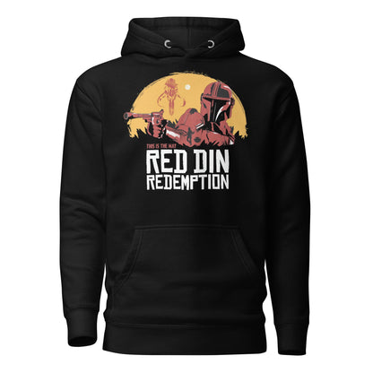 Hoodie Red Din Redemption, Disponible en la mejor tienda online para comprar tu merch favorita, la mejor Calidad, compra Ahora en Superstar!