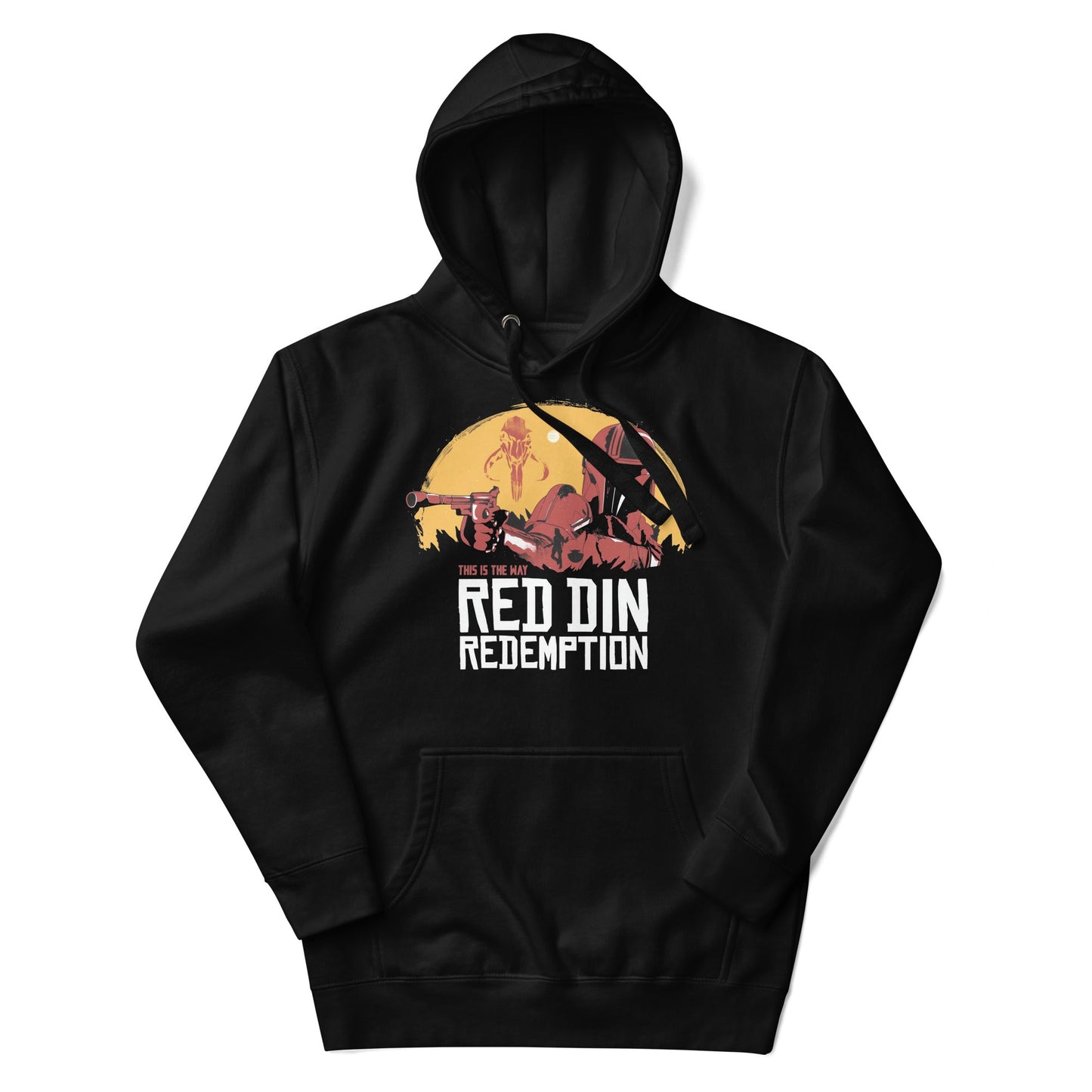 Hoodie Red Din Redemption, Disponible en la mejor tienda online para comprar tu merch favorita, la mejor Calidad, compra Ahora en Superstar!