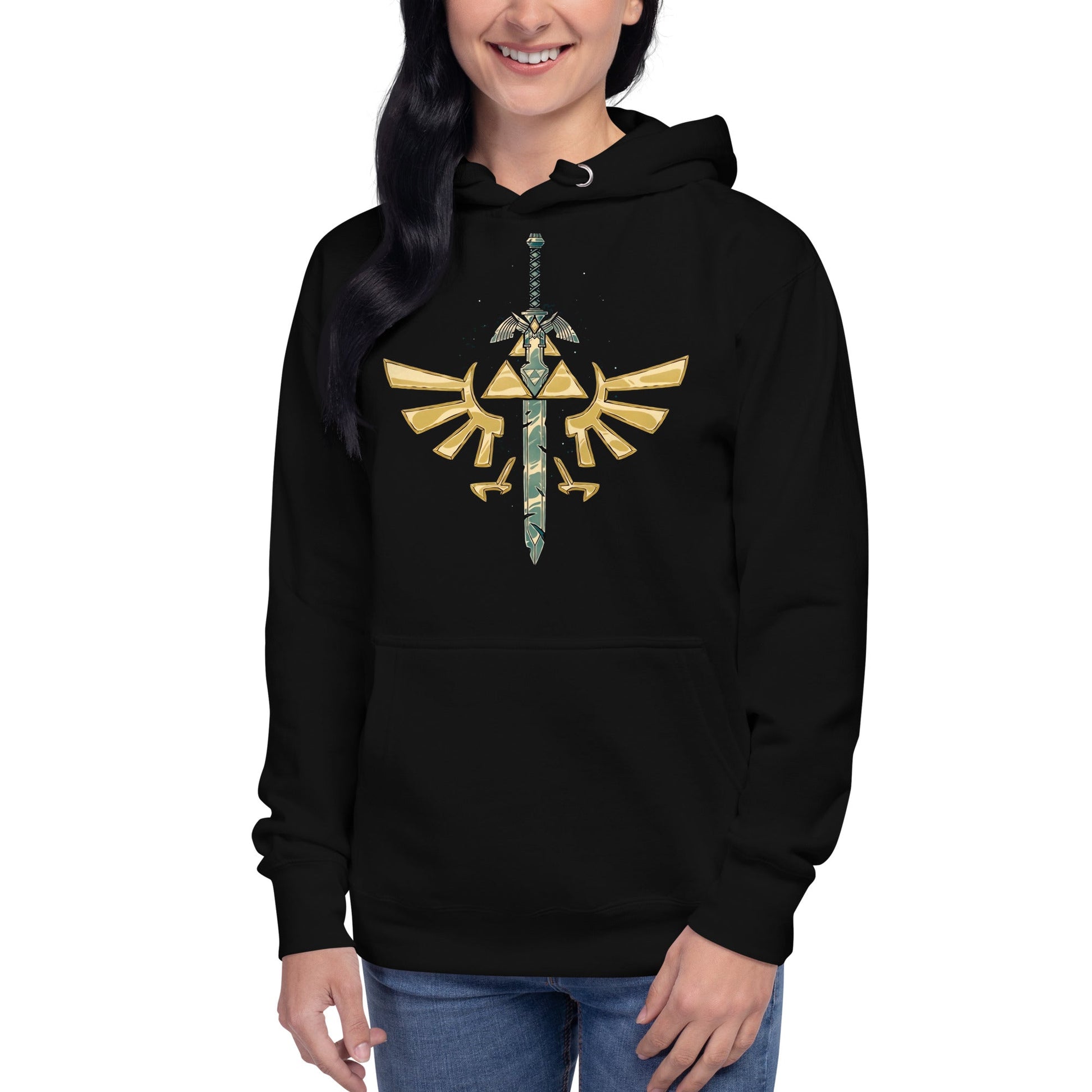 Hoodie Trifuerza Zelda, Disponible en la mejor tienda online para comprar tu merch favorita, la mejor Calidad, compra Ahora en Superstar!