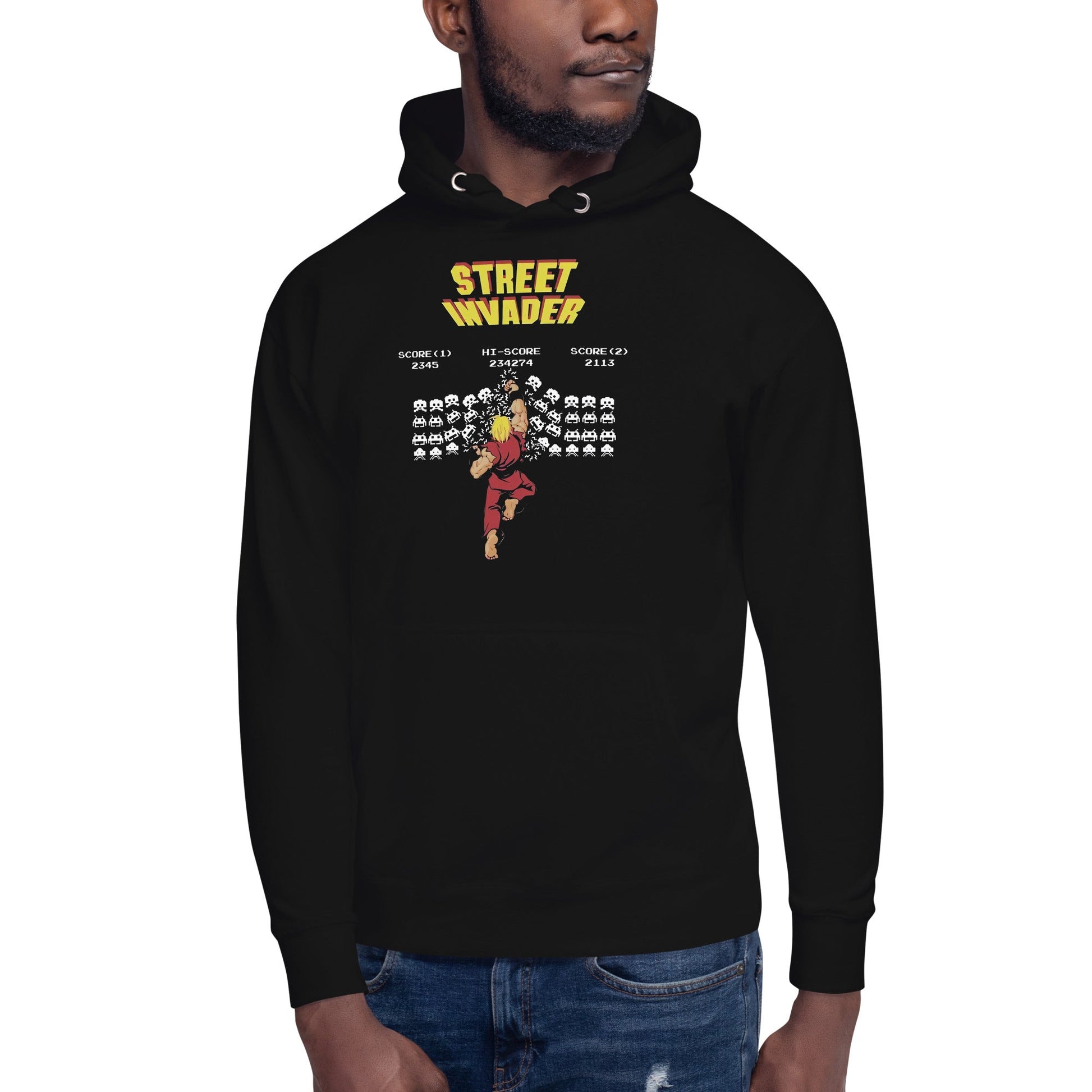 Sudadero con Capucha Street Invader, Disponible en la mejor tienda online para comprar tu merch favorita, la mejor Calidad, compra Ahora en Superstar!