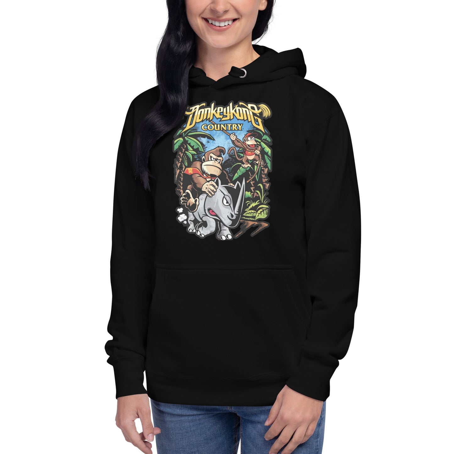 Sudadero con Capucha Donkey Kong Country, Disponible en la mejor tienda online para comprar tu merch favorita, la mejor Calidad, compra en Superstar!