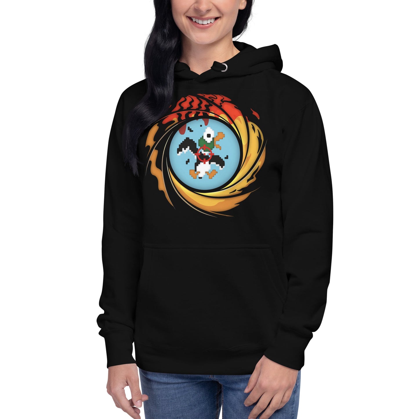 Hoodie Duck Hunt 007, Disponible en la mejor tienda online para comprar tu merch favorita, la mejor Calidad, compra Ahora en Superstar!