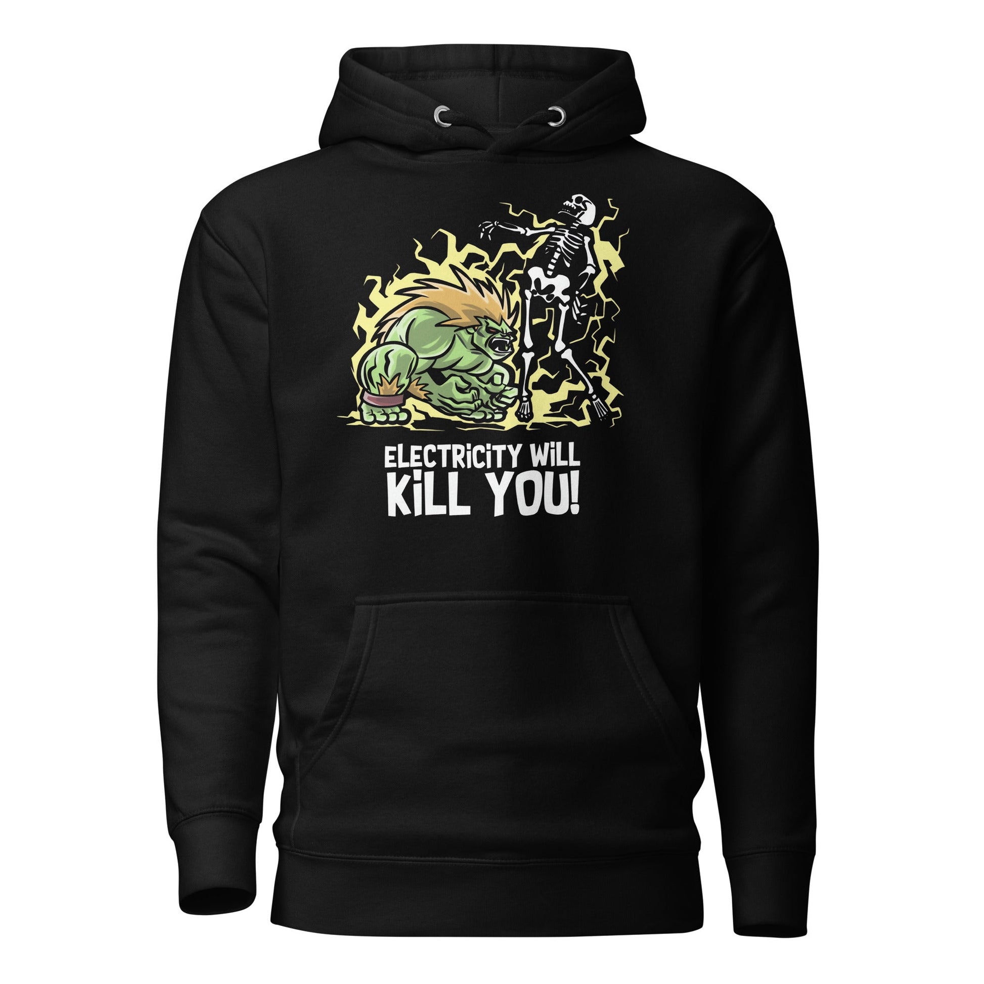 Sudadero con Capucha Electricity Will Kill You, Disponible en la mejor tienda online para comprar tu merch favorita, la mejor Calidad, compra Ahora!