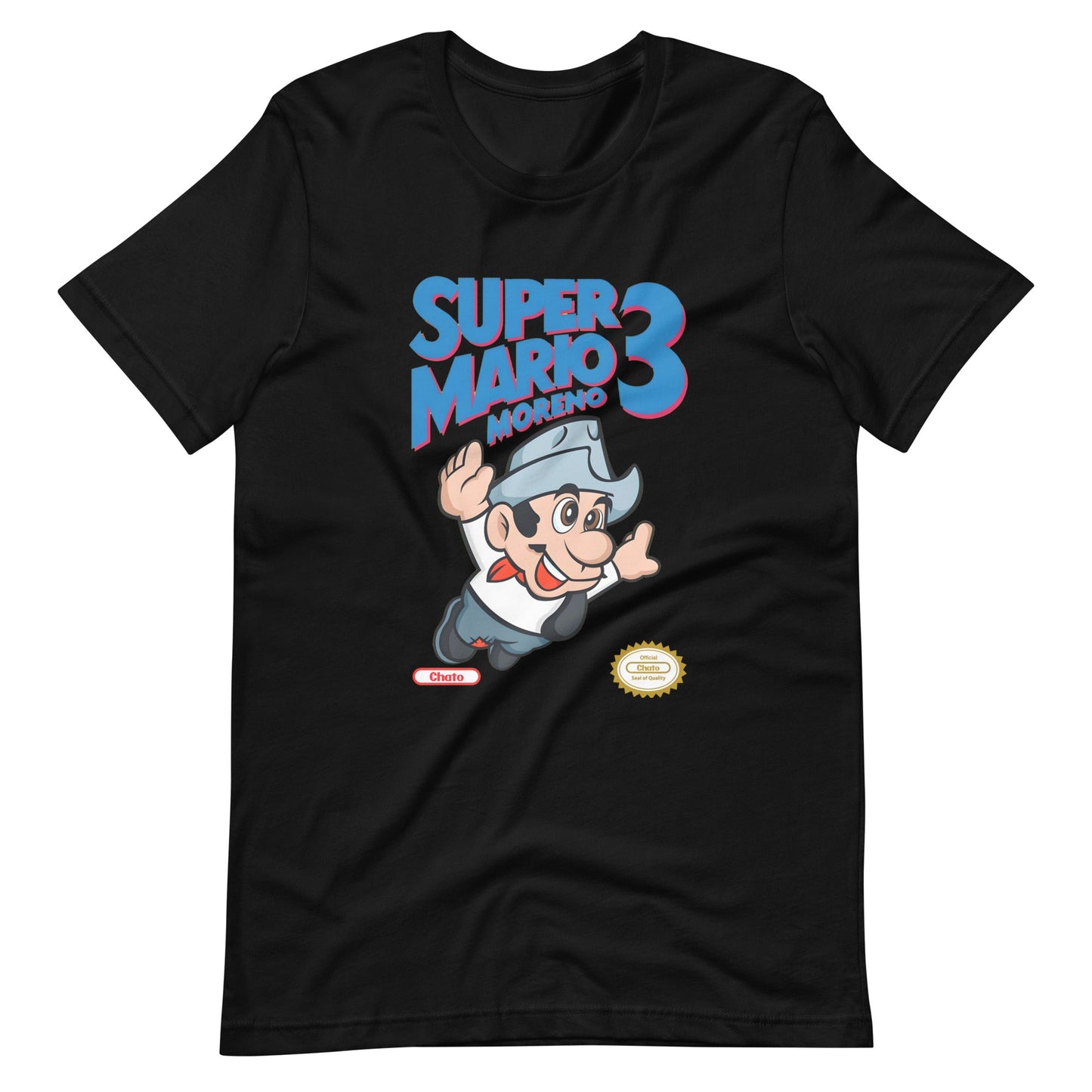 Playera de Super Mario Moreno, Disponible en la mejor tienda online para comprar tu merch favorita, la mejor Calidad, compra Ahora! 