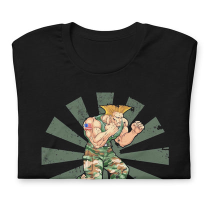 Playera de  Guile Street Fighter, Disponible en la mejor tienda online para comprar tu merch favorita, la mejor Calidad, compra Ahora! 