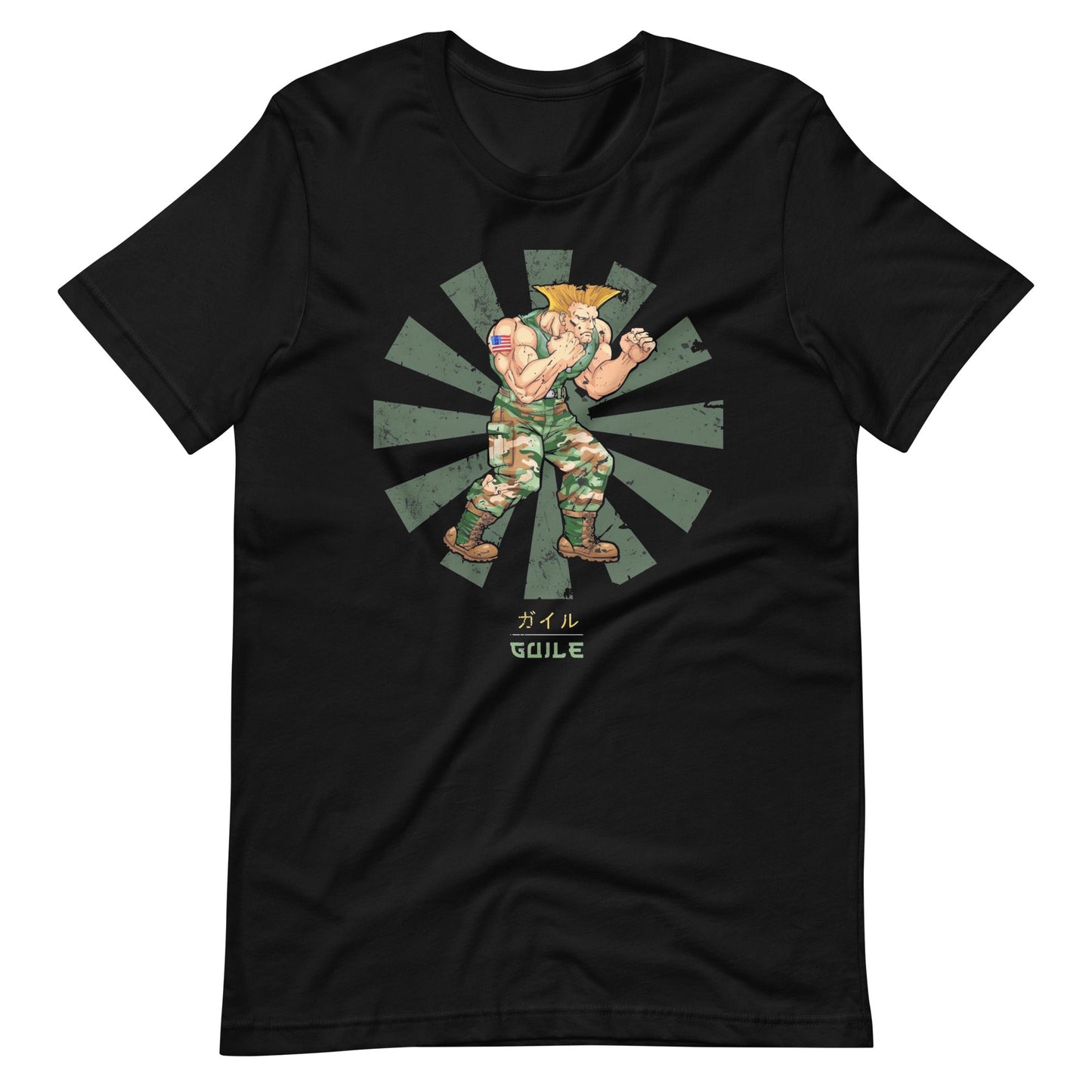 Playera de  Guile Street Fighter, Disponible en la mejor tienda online para comprar tu merch favorita, la mejor Calidad, compra Ahora! 