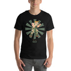 Guile Street Fighter — modelo usando la prenda