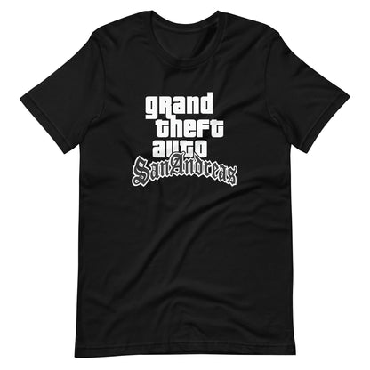 Playera de San Andreas, Disponible en la mejor tienda online para comprar tu merch favorita, la mejor Calidad, compra Ahora! 