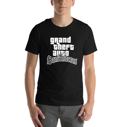 Playera de San Andreas, Disponible en la mejor tienda online para comprar tu merch favorita, la mejor Calidad, compra Ahora! 