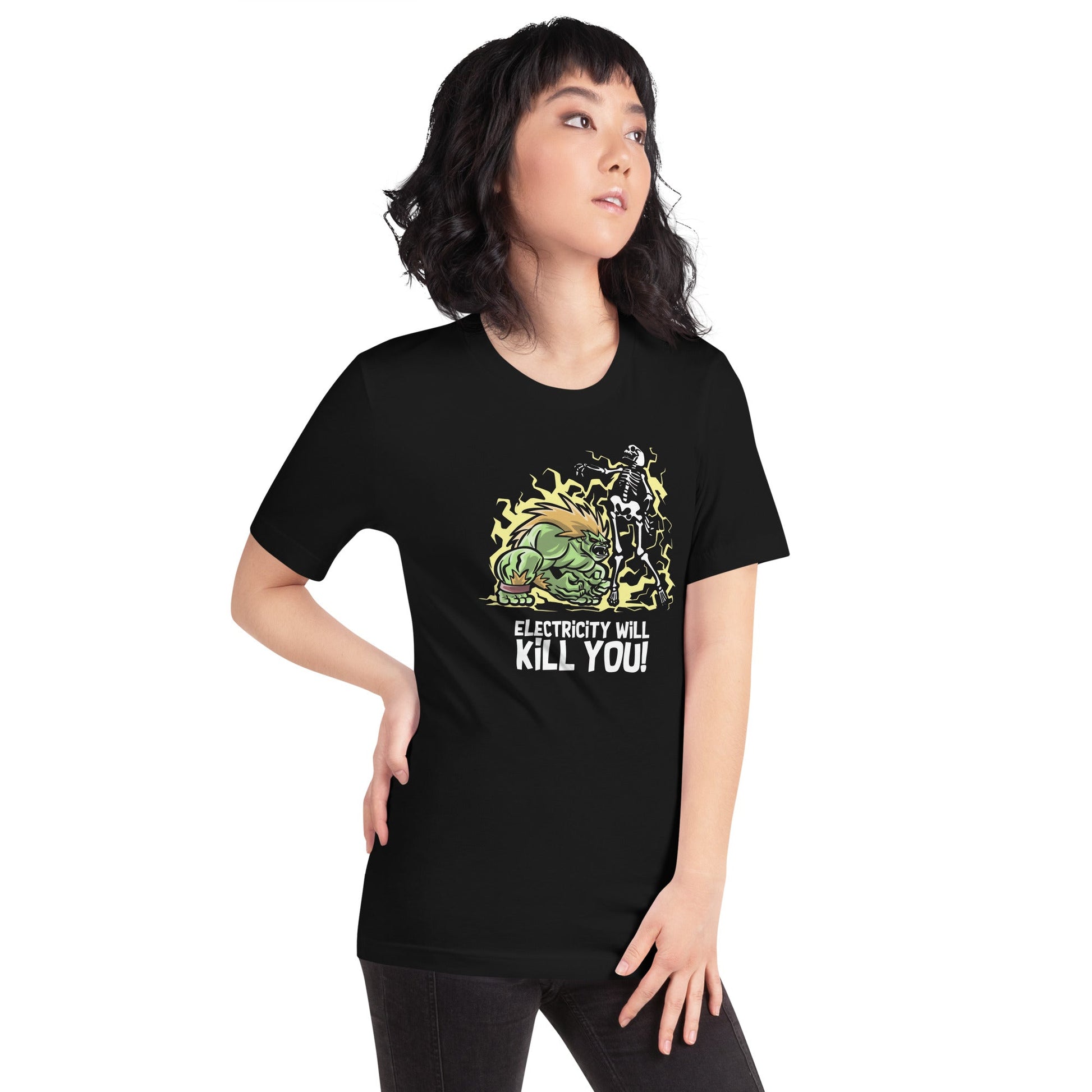 Playera Electricity Will Kill You, Disponible en la mejor tienda online para comprar tu merch favorita, la mejor Calidad, compra Ahora! 